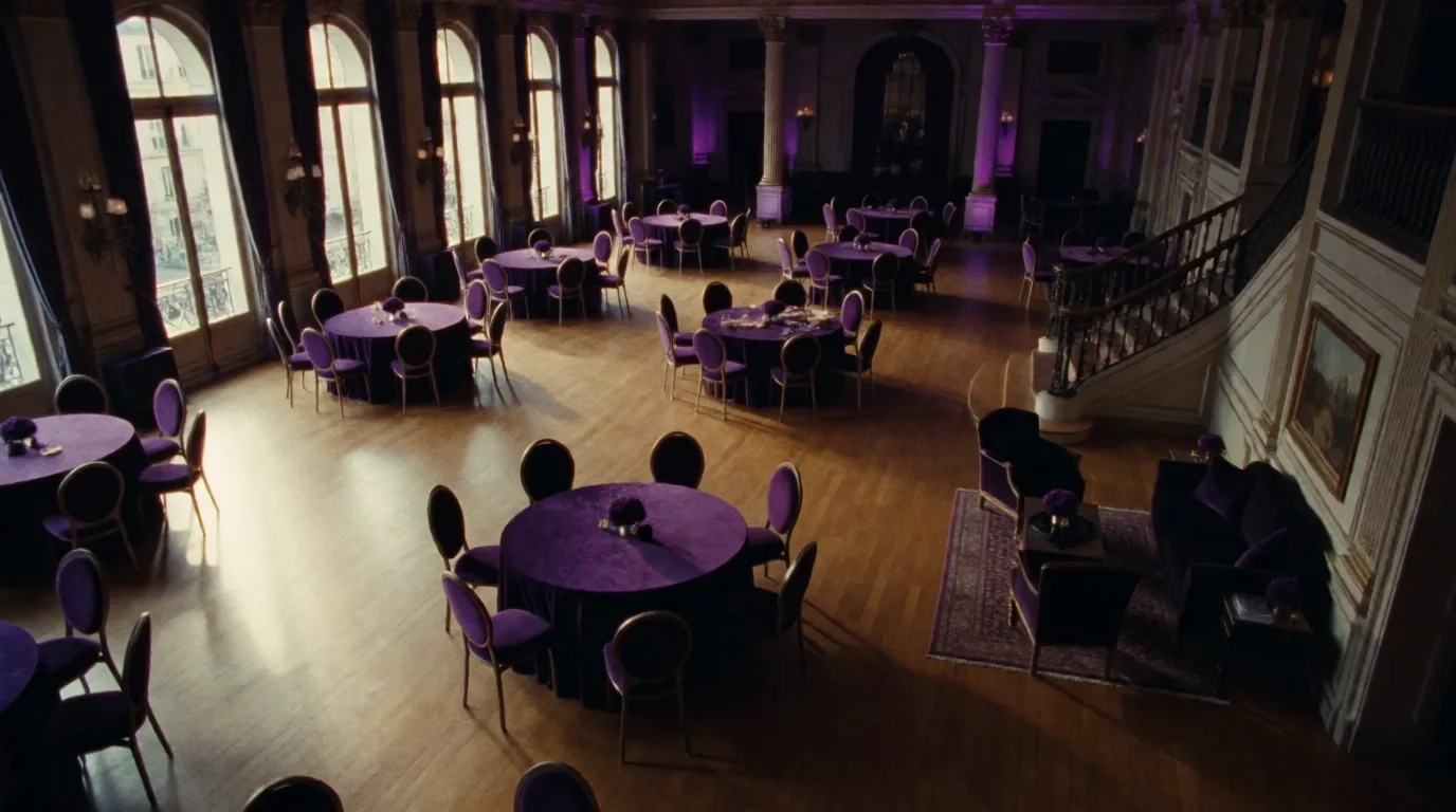 Vue panoramique des salons